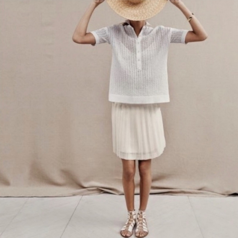 J. Crew Pleated Skirt